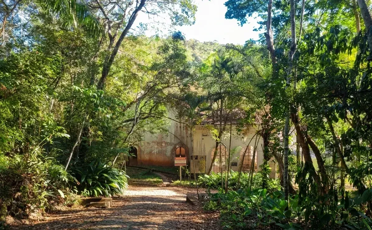 Caminhos até a antiga usina