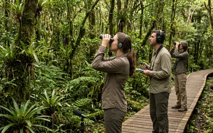 Observação de aves na Estação Ambiental de Peti